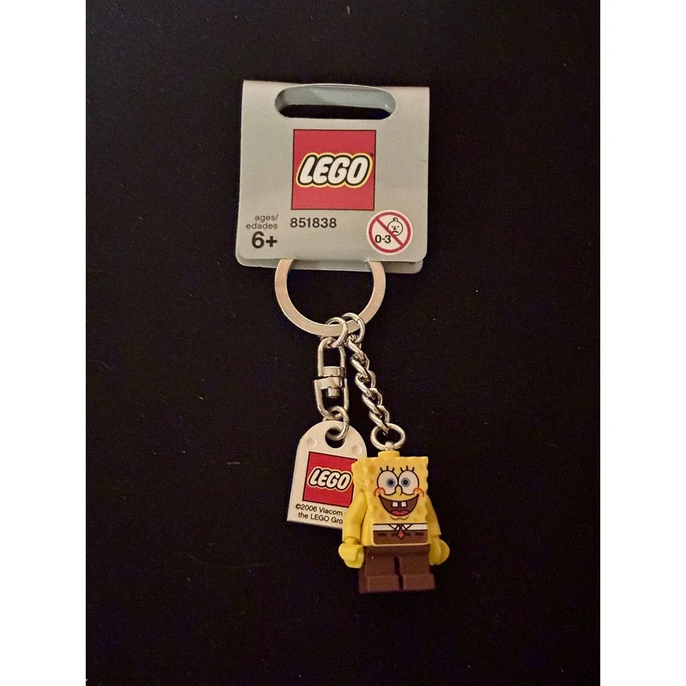LEGO Spongebob Squarepants Minifigure Keychain 851838 Vintage 2006 New Tags